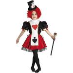 PRESTIGE & DELUXE Costume Vestito Carnevale Regina di Cuori di Alice nel Paese delle Meraviglie Taglia 3 4 5 6ANNI (5-6 Anni: Altezza Bimba/o 116 cm)