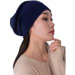 Cappelli invernali eleganti blu scuro di cashmere per Donna Prettystern 