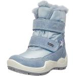 Stivali invernali larghezza E scontati azzurri numero 30 in pelle di camoscio chiusura velcro impermeabili per bambini Primigi 
