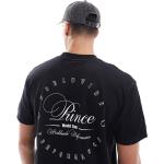 Prince - T-shirt nera con stampa vintage-Nero