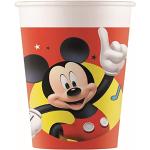 Bicchieri decorati 200 ml rossi in cartone 8 pezzi Procos Disney 
