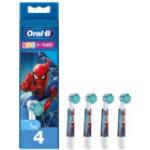 Oral-B Oralb Kids Spiderman Testine Per Spazzolino Elettrico 4 Pezzi