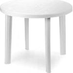 Tavolini bianchi in resina diametro 90 cm 