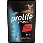 Prolife Cat Sterilised Bustine 85 gr: Manzo