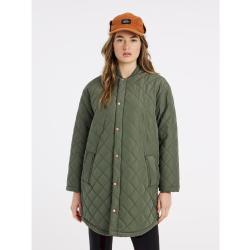 Protest Prtorcus Quilted Outdoor Jacket - Parka - Donna Botanic Green L