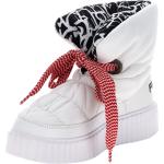 Sneakers alte larghezza E scontate bianche numero 39 taglie comode di pile con stringhe per Donna Freddy 