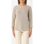 Pullover beige L di cotone per Donna Fabiana Filippi 