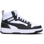 Sneakers alte larghezza E scontate nere numero 36 di tessuto sintetico con stringhe per Donna Puma Rebound 