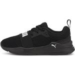 Sneakers stringate larghezza E casual nere numero 27,5 per bambini Puma Wired Run 