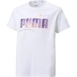 Magliette & T-shirt scontate bianche L di cotone mezza manica con scollo rotondo per Donna Puma 