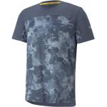 T-shirt grigie M Bio mezza manica da running per Uomo Puma 