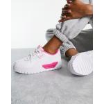 PUMA - Cali Dream - Sneakers bianche e rosa acido - In esclusiva per ASOS-Bianco