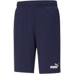 Pantaloni scontati blu L di cotone con elastico per Uomo Puma Essential 