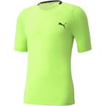 Magliette & T-shirt scontate verdi L in poliestere traspiranti mezza manica con manica corta per Uomo Puma Evoknit 