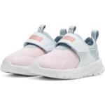 Sneakers slip on larghezza E rosa numero 19 con allacciatura elasticizzata per bambini Puma 