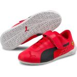 Sneakers larghezza E eleganti rosse numero 28 di pelle chiusura velcro per bambini Puma Ferrari Formula 1 Scuderia Ferrari 