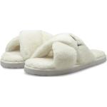 Pantofole larghezza E scontate eleganti bianche numero 35,5 di pelliccia con allacciatura elasticizzata per Donna Puma 