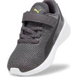 Sneakers larghezza E casual nere numero 20 in mesh chiusura velcro a strappo per bambini Puma Runner 