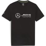 Magliette & T-shirt scontate classiche nere L mezza manica con scollo rotondo per Uomo Puma Mercedes Formula 1 Mercedes AMG F1 