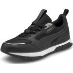 Sneakers stringate larghezza E casual nere numero 45 in similpelle con stringhe per Uomo Puma R78 