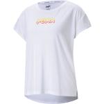 Magliette & T-shirt scontate bianche M in poliestere mezza manica con animali per Donna Puma 