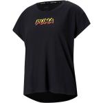 Magliette & T-shirt scontate nere XS in poliestere mezza manica con animali per Donna Puma 