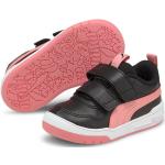 Sneakers larghezza E scontate nere numero 19 di pelle chiusura velcro a strappo per bambini Puma Multiflex 