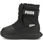 Sneakers larghezza E casual nere numero 23 chiusura velcro idrorepellenti a strappo per bambini Puma 