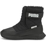 Sneakers larghezza E scontate casual nere numero 29 chiusura velcro idrorepellenti a strappo per bambini Puma 