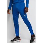 Pantaloni sportivi blu M in poliestere traspiranti per Uomo Puma Olympique Marsiglia 
