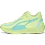 PUMA Unisex Adults' Sport Shoes RISE NITRO Basketball Shoe, FAST YELLOW-ELECTRIC PEPPERMINT, 44
