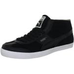 Sneakers alte larghezza E casual nere numero 38 di pelle con stringhe antiscivolo per Uomo Puma Roma 
