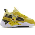 Sneakers larghezza E casual gialle numero 20 di pelle chiusura velcro antiscivolo a strappo per neonato Puma RS-X Pokemon 
