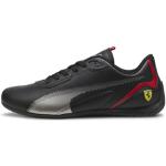 Sneakers larghezza E scontate casual nere numero 43 di tessuto sintetico con stringhe per Uomo Puma Ferrari Formula 1 Scuderia Ferrari 