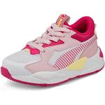 Sneakers stringate larghezza E casual rosa numero 32 in mesh con stringhe per bambini Puma Core 