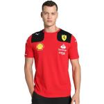 Magliette & T-shirt stampate scontate rosse L di cotone per Uomo Puma Ferrari Formula 1 Scuderia Ferrari 