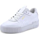 Sneakers larghezza E eleganti bianche numero 36 di gomma per Donna Puma Select 