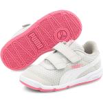 Sneakers basse larghezza A bianche numero 20 chiusura velcro per bambini Puma Stepfleex 