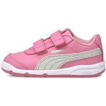 Sneakers basse larghezza E casual rosa numero 22 di pelle per bambini Puma Stepfleex 