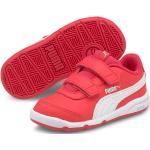 Sneakers basse larghezza E rosse numero 21 per bambini Puma Stepfleex 