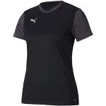 Magliette & T-shirt nere XXL taglie comode in poliestere a girocollo mezza manica con scollo rotondo per Donna Puma teamGOAL 