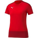 Magliette & T-shirt rosse XXL mezza manica con scollo rotondo per Donna Puma teamGOAL 