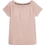 Magliette & T-shirt scontate rosa L traspiranti mezza manica con scollo rotondo per Donna Puma 