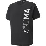 Magliette & T-shirt scontate nere L di cotone sostenibili mezza manica con manica corta per Uomo Puma 