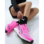 Sneakers stringate larghezza E rosa numero 37 di gomma antiscivolo Puma Velocity Nitro 