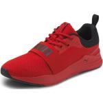 Sneakers larghezza E rosse numero 40 per Uomo Puma Wired Run 