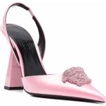 Décolleté larghezza A scontate rosa numero 37 con tacco per Donna Versace 