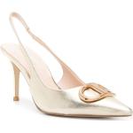 Pumps Oval T metallizzate 80mm