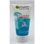 Gel detergenti 150 ml naturali esfolianti ideali per acne allo zinco per viso per Donna Garnier Pure Active 