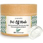 Maschere Peel off biodegradabili naturali vegan per pelle acneica anti acne ideali per acne con spirulina 